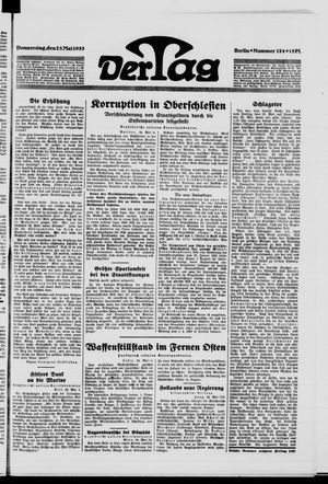 Der Tag vom 25.05.1933