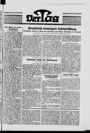 Der Tag vom 28.05.1933