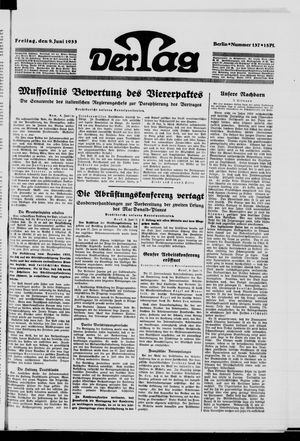 Der Tag vom 09.06.1933