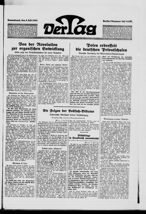 Der Tag on Jul 8, 1933
