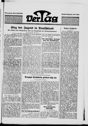 Der Tag vom 11.07.1933