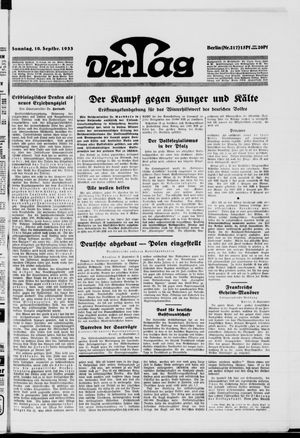 Der Tag vom 10.09.1933