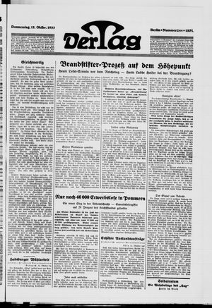 Der Tag vom 12.10.1933