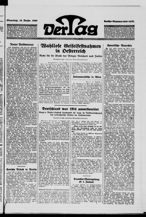 Der Tag vom 12.12.1933