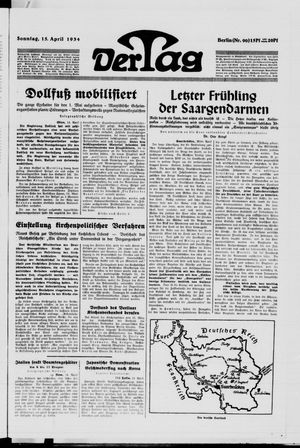 Der Tag vom 15.04.1934
