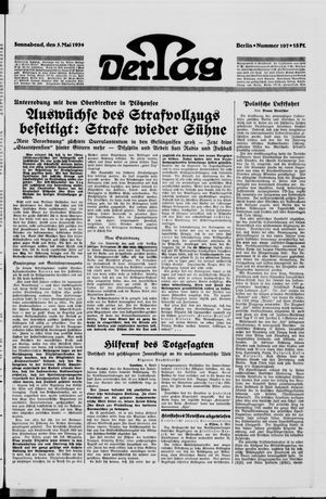 Der Tag vom 05.05.1934
