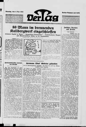 Der Tag vom 08.05.1934