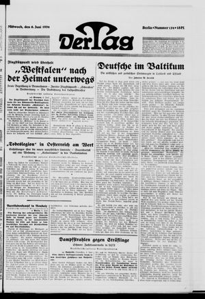 Der Tag vom 06.06.1934