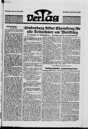 Der Tag vom 15.07.1934