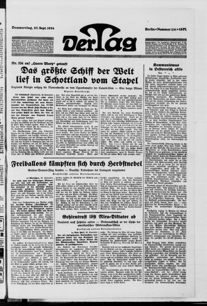 Der Tag vom 27.09.1934