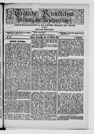Tägliche Rundschau vom 13.10.1881