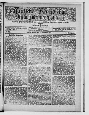 Tägliche Rundschau on Nov 11, 1881