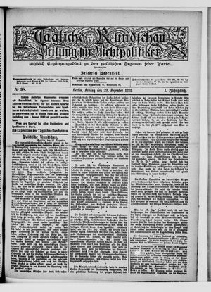 Tägliche Rundschau vom 23.12.1881