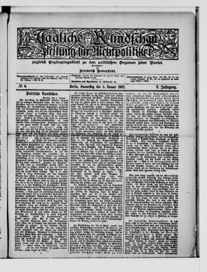 Tägliche Rundschau on Jan 5, 1882