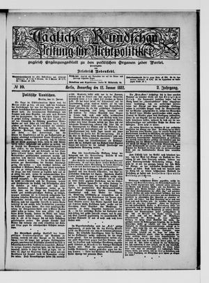 Tägliche Rundschau vom 12.01.1882