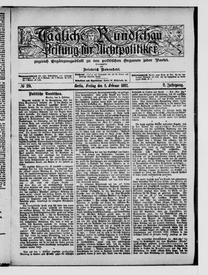 Tägliche Rundschau on Feb 3, 1882