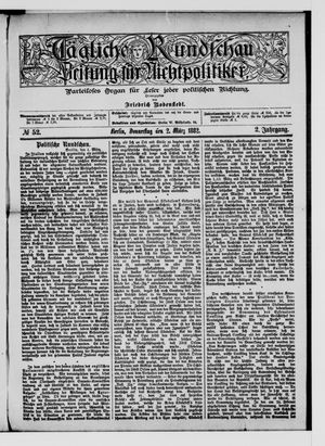 Tägliche Rundschau on Mar 2, 1882