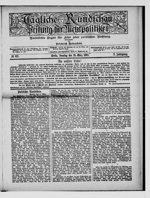 Tägliche Rundschau on Mar 19, 1882