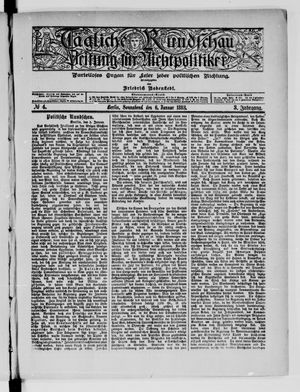 Tägliche Rundschau vom 06.01.1883
