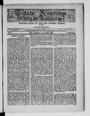 Tägliche Rundschau on Jan 11, 1883