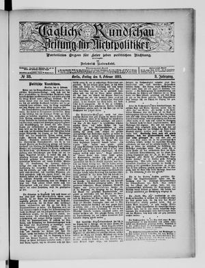 Tägliche Rundschau on Feb 9, 1883
