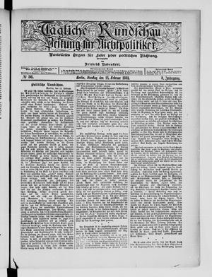 Tägliche Rundschau on Feb 13, 1883