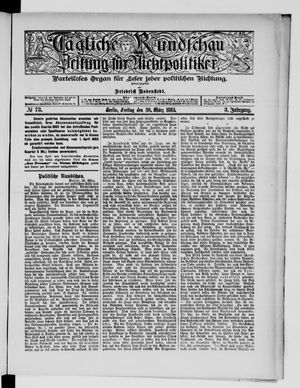 Tägliche Rundschau on Mar 30, 1883