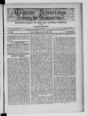 Tägliche Rundschau vom 20.05.1883