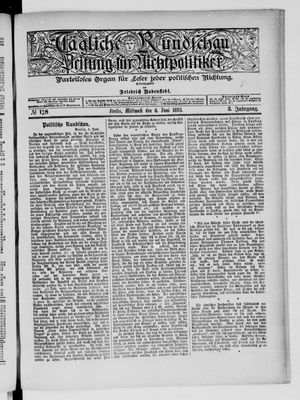 Tägliche Rundschau on Jun 6, 1883