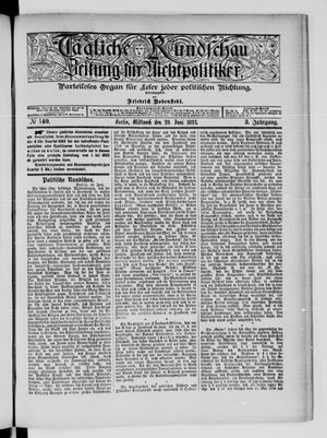 Tägliche Rundschau on Jun 20, 1883