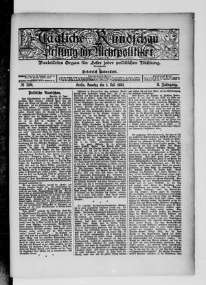 Tägliche Rundschau on Jul 1, 1883