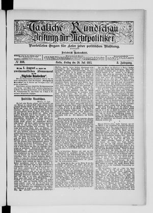Tägliche Rundschau on Jul 20, 1883