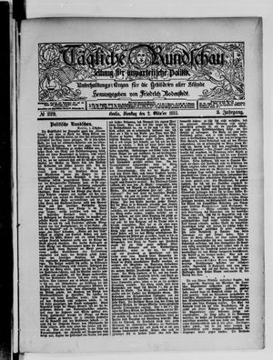 Tägliche Rundschau vom 02.10.1883