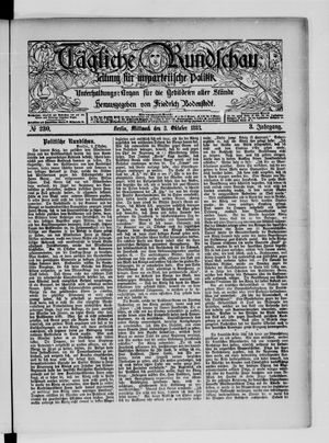Tägliche Rundschau vom 03.10.1883