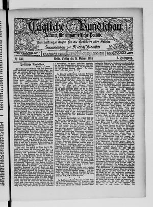 Tägliche Rundschau on Oct 5, 1883