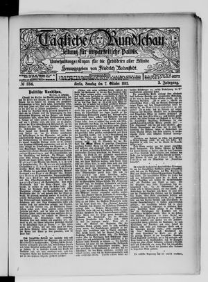 Tägliche Rundschau on Oct 7, 1883