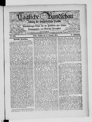 Tägliche Rundschau vom 11.12.1883