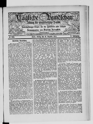 Tägliche Rundschau vom 14.12.1883