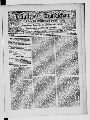 Tägliche Rundschau vom 28.12.1883