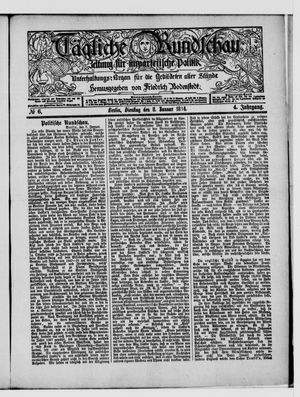Tägliche Rundschau on Jan 8, 1884