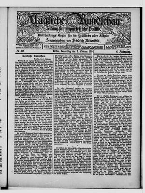 Tägliche Rundschau vom 07.02.1884