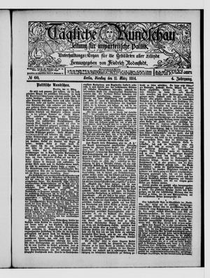 Tägliche Rundschau on Mar 11, 1884