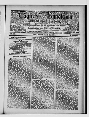 Tägliche Rundschau on Jul 23, 1884