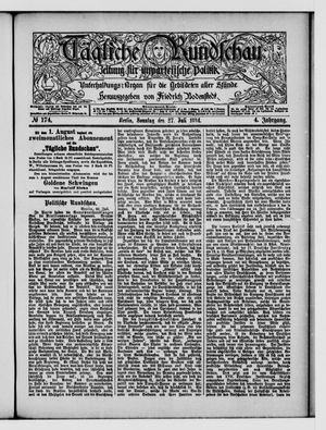 Tägliche Rundschau on Jul 27, 1884