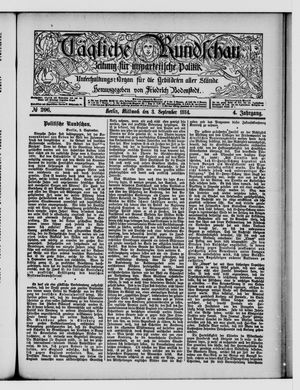 Tägliche Rundschau vom 03.09.1884
