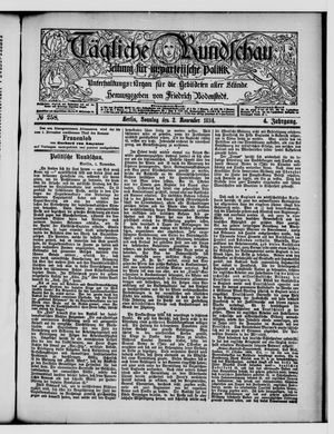 Tägliche Rundschau on Nov 2, 1884