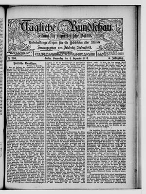 Tägliche Rundschau vom 04.12.1884