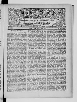 Tägliche Rundschau on May 1, 1885