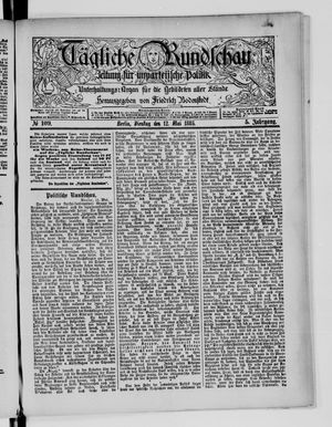 Tägliche Rundschau on May 12, 1885