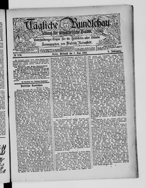 Tägliche Rundschau on Jun 3, 1885
